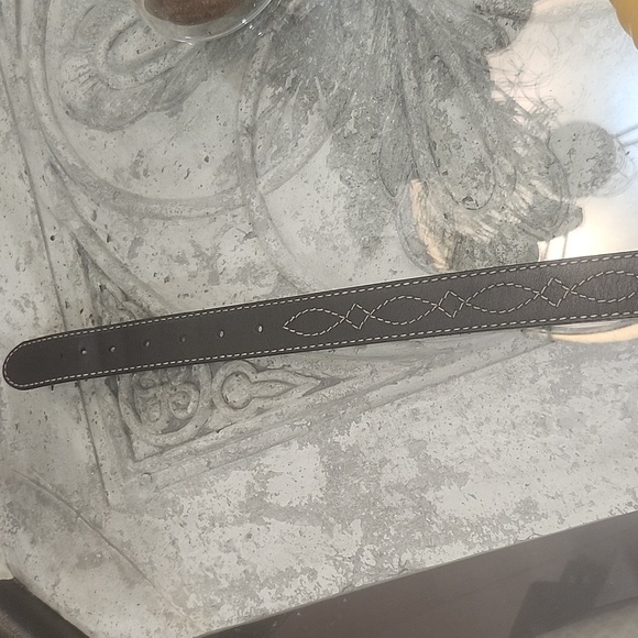 Ariat Men's Western Black Leather Belt 30 31 32 33 34 - Picture 5 of 11